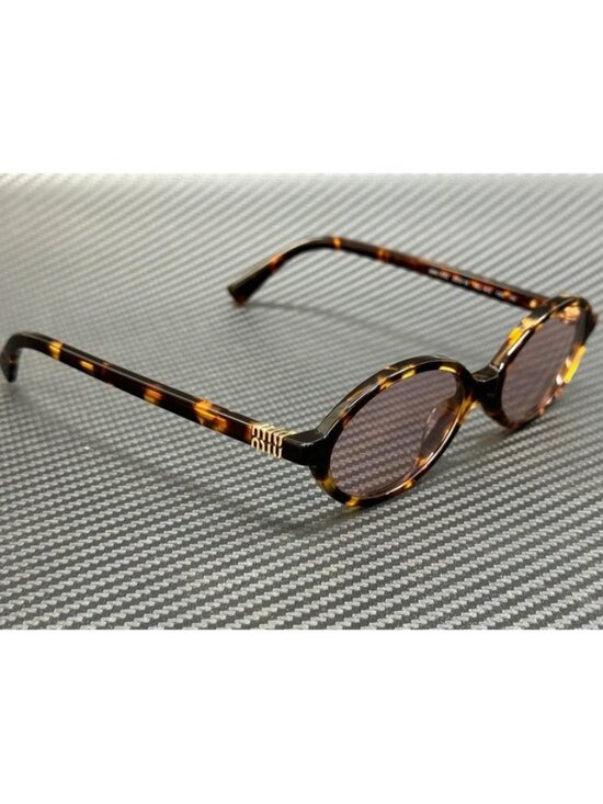 New Miu Miu Women Honey Havana Sunglasses 50-18-140